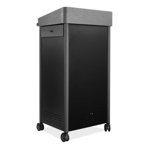 Oklahoma Sound Greystone Lectern, 23.5 x 19.25 x 45.5, Charcoal Gray (GSL)