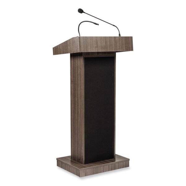 Oklahoma Sound Orator Lectern, 22 x 17 x 46, Ribbonwood (800XRW)