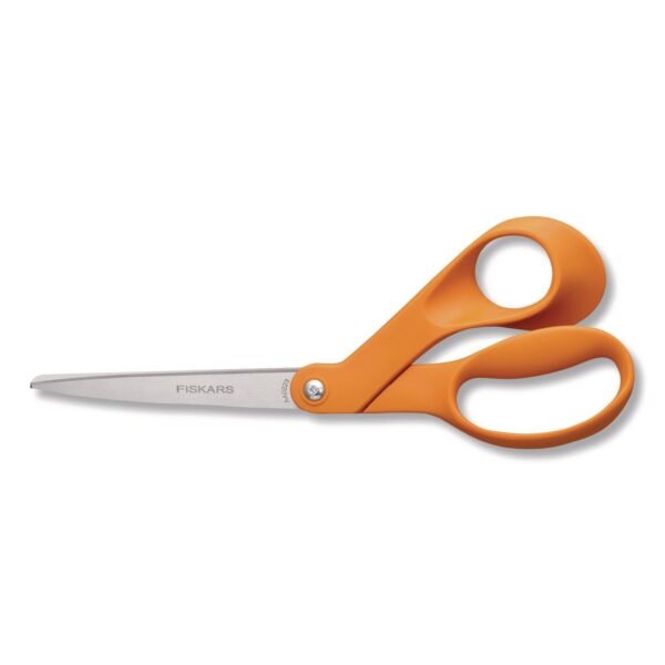Original Orange-handled Scissors, 8.41" Long, Offset Orange Handle