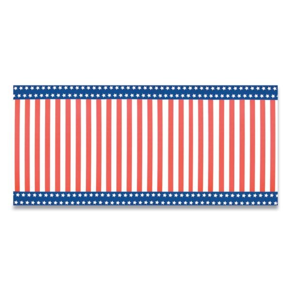 Pacon Corobuff Corrugated Paper Roll, 48" x 25 ft, Stars and Stripes (0019841)