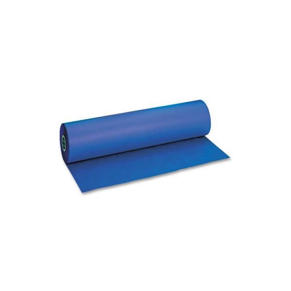 Pacon Decorol Flame Retardant Art Rolls, 40 lb Cover Weight, 36" x 1000 ft, Sapphire Blue (101206)