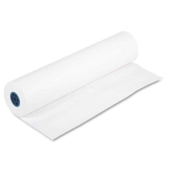 Pacon Kraft Paper Roll, 40 lb Wrapping Weight, 36" x 1,000 ft, White (5636)