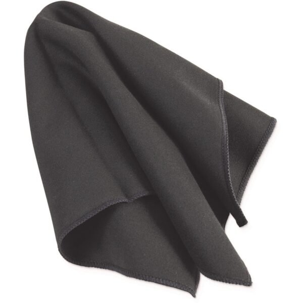 Pacon Microfiber Dry Erase Cloth 12" Width x 14" Length - Used as Chalk Remover - Machine Washable, Reusable - Black - MicroFiber - 1 Each (P2032)