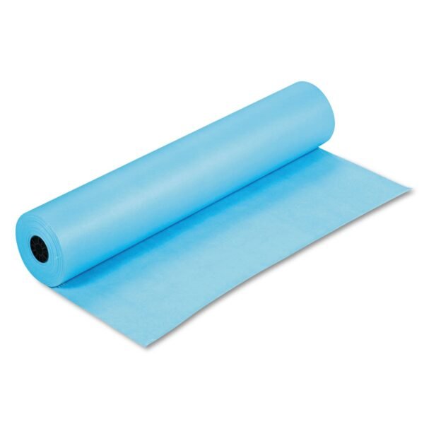 Pacon Rainbow Duo-Finish Colored Kraft Paper, 35 lb Wrapping Weight, 36" x 1,000 ft, Sky Blue (63150)