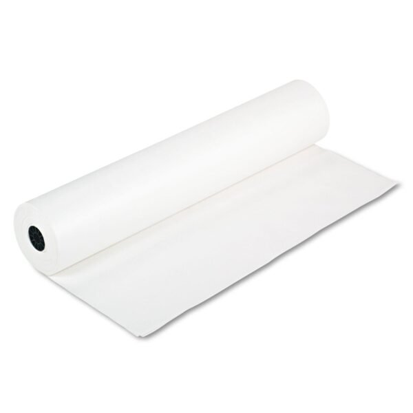 Pacon Rainbow Duo-Finish Colored Kraft Paper, 35 lb Wrapping Weight, 36" x 1,000 ft, White (63000)