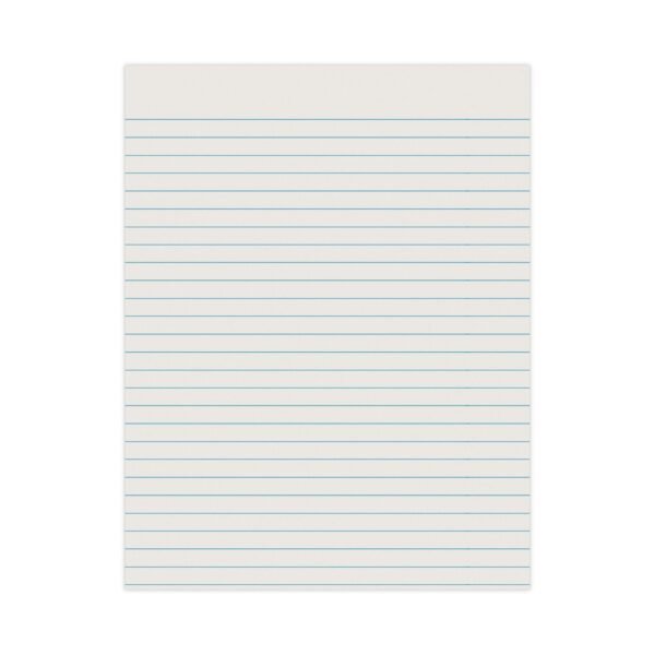 Pacon Ruled Newsprint Paper, 3/8" Short Rule, 8.5 x 11, 500/Pack (2603)