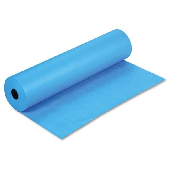 Pacon Spectra ArtKraft Duo-Finish Paper, 48 lb Text Weight, 36" x 1,000 ft, Bright Blue (67171)