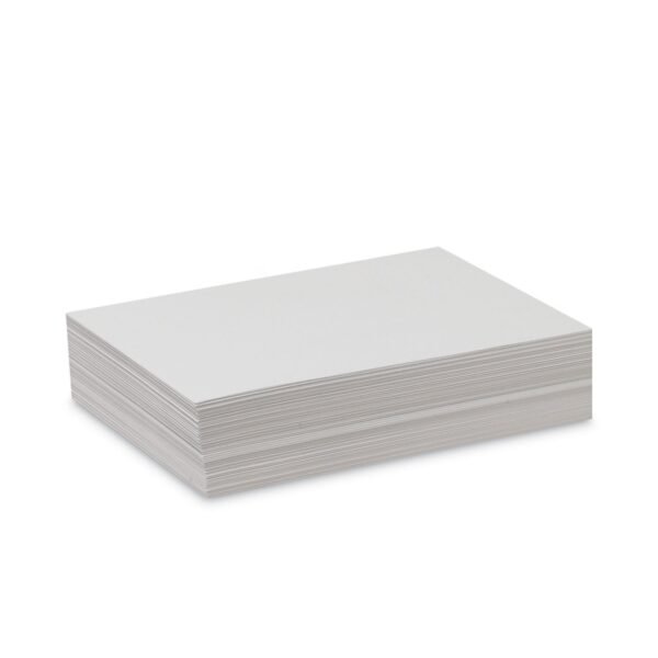 Pacon White Drawing Paper, 47 lb Text Weight, 12 x 18, Pure White, 500/Ream (4742)