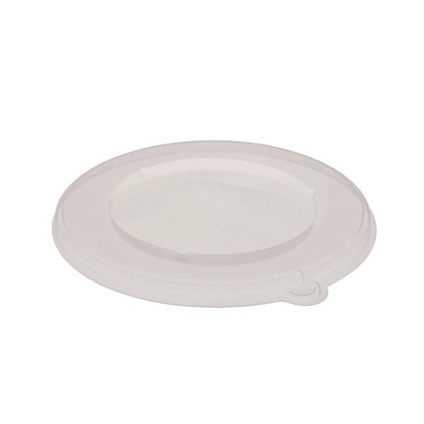 Pactiv EarthChoice PP Lid for Fiber Blend Bowl, 8" Diameter, Clear, Plastic, 200/Carton (YPPLIDF8RND)