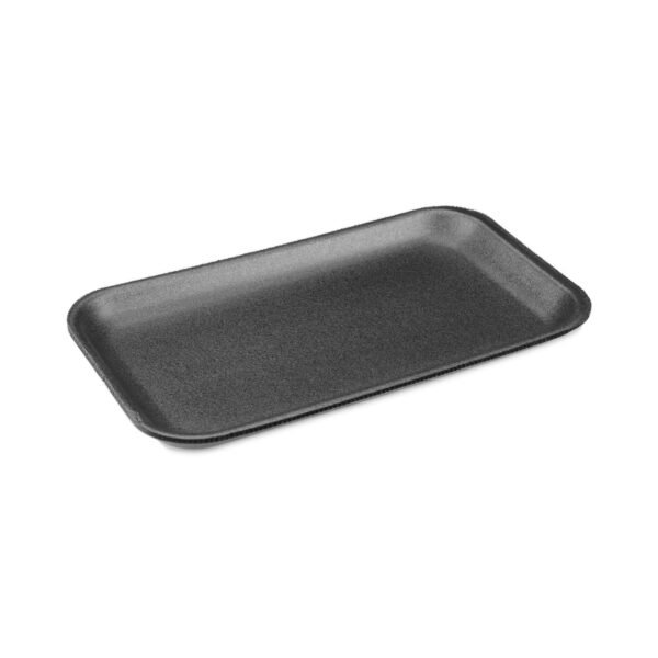 Pactiv Meat Tray, #17S, 8.3 x 4.8 x 0.65, Black, Foam, 1,000/Carton (0TFB17S00000)