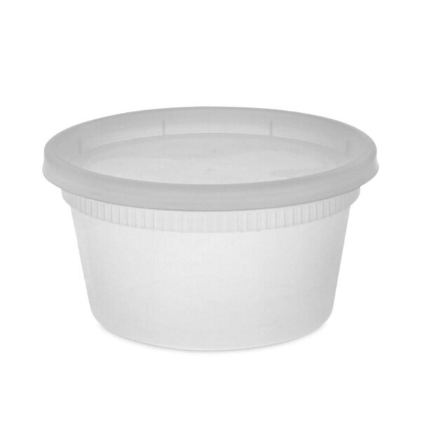 Pactiv Newspring DELItainer Microwavable Container, 12 oz, 4.55 x 2.45 x 2.45, Clear, Plastic, 240/Carton (YL2512)