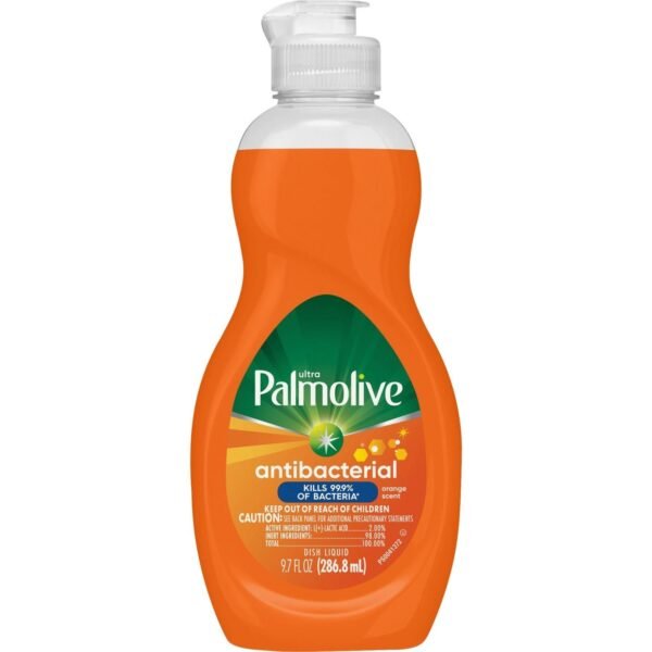 Palmolive® Antibacterial Liquid Dish Soap, Citrus, 9.7-oz. Bottle Concentrate - 9.7 fl oz (0.3 quart) - Mild Citrus Scent - 1 Each - Anti-bacterial, Non-abrasive,...