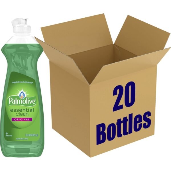 Palmolive Original Dish Liquid 12.6 fl oz (0.4 quart) - Phosphate-free, pH Balanced, Long Lasting - Green - 20 / Carton (146413CT)