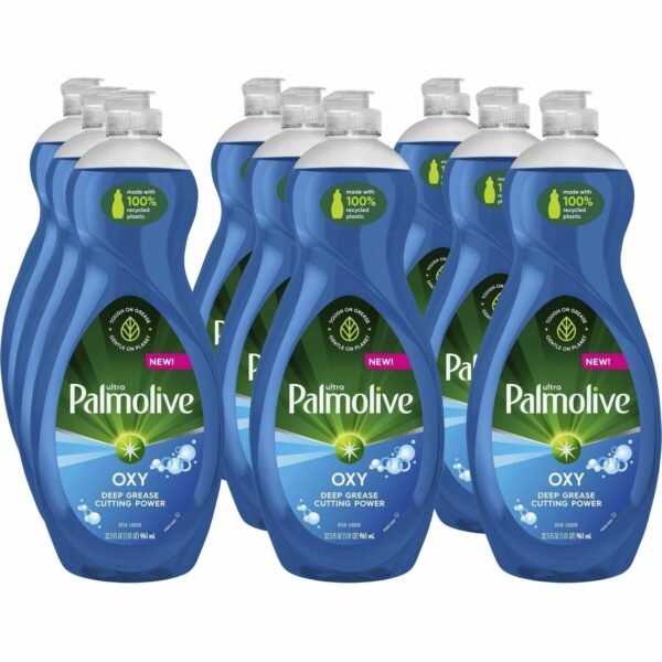 Palmolive Ultra Dish Soap Oxy Degreaser Concentrate - 32.5 fl oz (1 quart) - Residue-free, Soft, Biodegradable, Phosphate-free, Paraben-free, Eco-friendly - Multi - 9 / Carton...