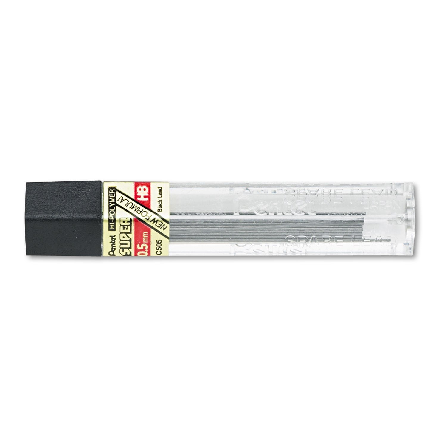 pentel-super-hi-polymer-lead-refills-05-mm-hb-black-12-tube-c505hb.jpg