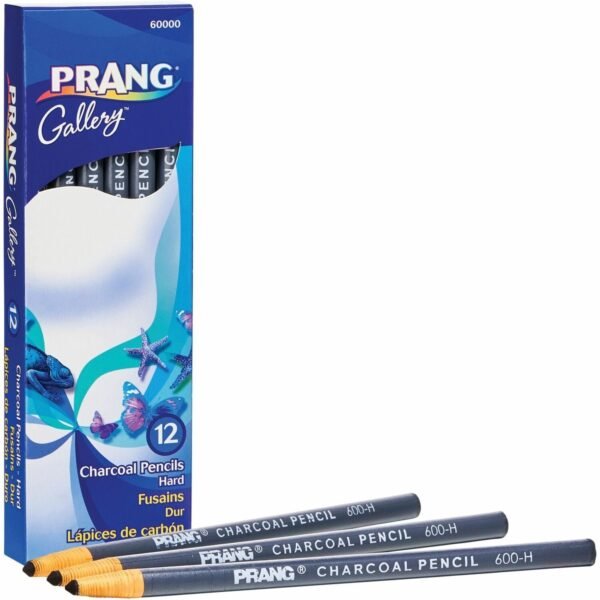 Prang Charcoal Pencils Black Lead - 12 / Pack (X60000)