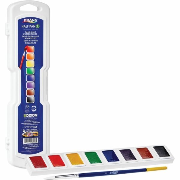 Prang Half Pan Watercolor Set 8 Color(s) - Assorted - 8 / Set (08000)