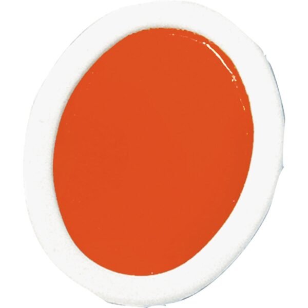 Prang Oval-Pan Watercolors Refill 1 Dozen - Red Orange (X810)