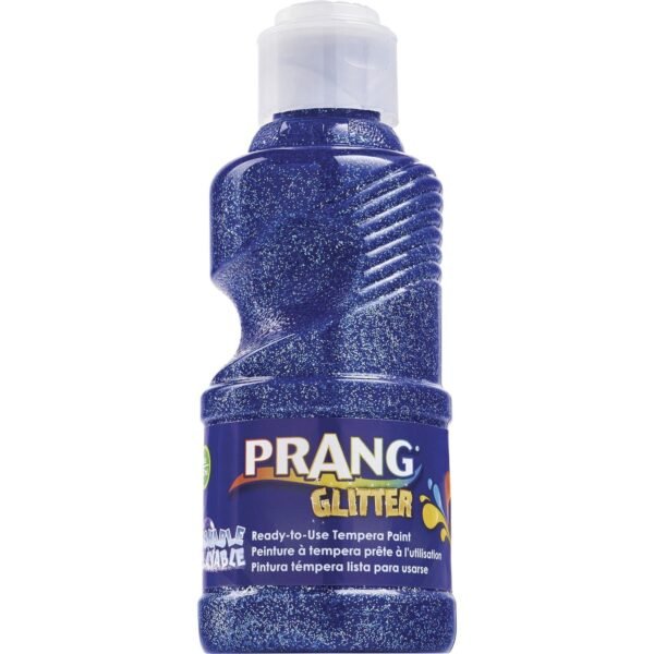 Prang Ready-to-Use Glitter Paint Glitter Blue - 8 fl oz - Washable - 1 Each (X11775)