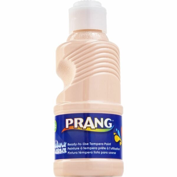 Prang Ready-to-Use Washable Tempera Paint Peach - 8 fl oz - Washable - 1 Each (X10811)