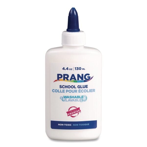 Prang Washable Liquid White School Glue, 4.4 oz, Dries Clear (X152000001)