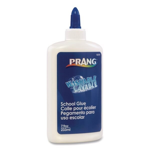 Prang Washable Liquid White School Glue, 7.9 oz, Dries Clear (X152100001)