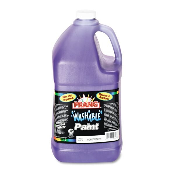 Prang Washable Paint, Violet, 1 gal Bottle (10606)