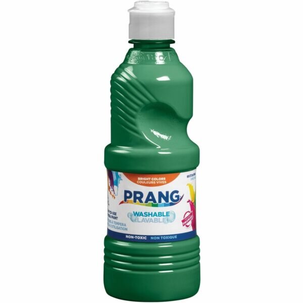 Prang Washable Tempera Paint 1 Color(s) - Green - 16 fl oz - Washable - 1 Each (X10704)