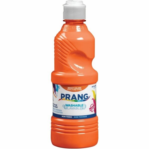 Prang Washable Tempera Paint 1 Color(s) - Orange - 16 fl oz - Washable - 1 Each (X10702)