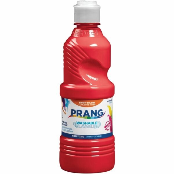 Prang Washable Tempera Paint 1 Color(s) - Red - 16 fl oz - Washable - 1 Each (X10701)