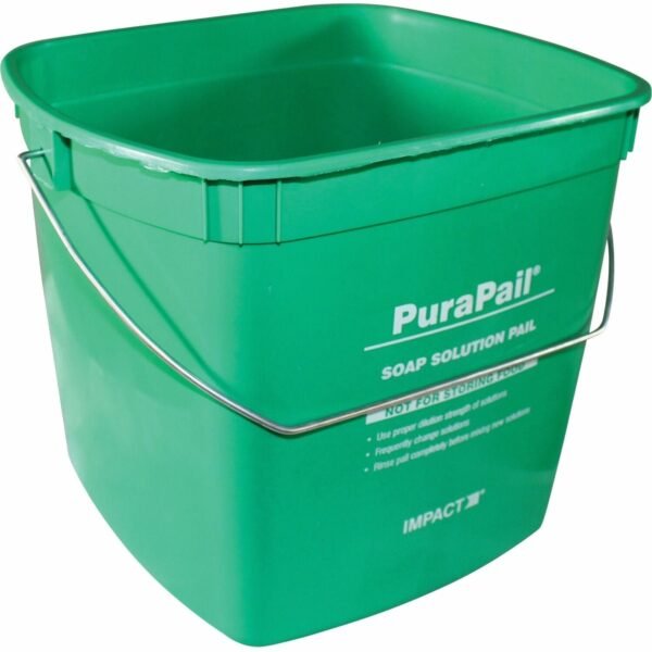 PuraPail Utility Cleaning Bucket 1.50 gal - 7.7" x 8.1" - Green - 1 Each (550614C)