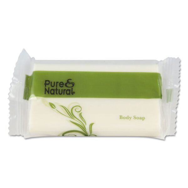 Pure & Natural Body and Facial Soap, Fresh Scent, # 1 1/2, 500/Carton (500150)