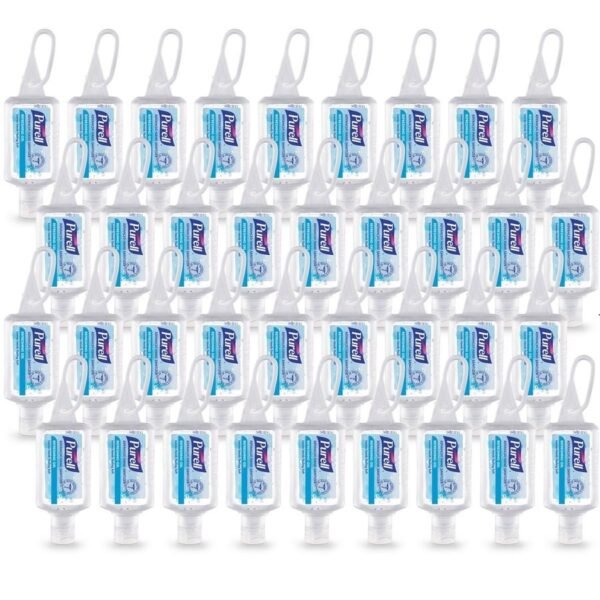 PURELL® Advanced Hand Sanitizer Gel 1 fl oz - Flip Top Bottle Dispenser - Kill Germs - Hand, Skin - Moisturizing - Clear - 36 / Carton (390036WRP)