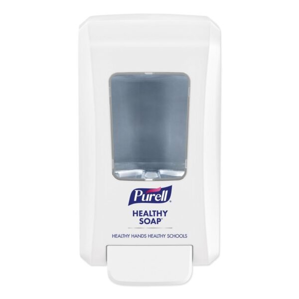 PURELL FMX-20 Soap Push-Style Dispenser, 2,000 mL, 4.68 x 6.5 x 11.66, For K-12 Schools, White, 6/Carton (524006CT)