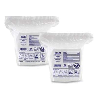 PURELL Hand Sanitizing Wipes, 3-Ply, 8.25 x 14.06, Fresh Citrus Scent, White, 1,700 Wipes/Pouch, 2 Pouches/Carton WhiteBag - 1700/Bag - 2 / Carton (921702)