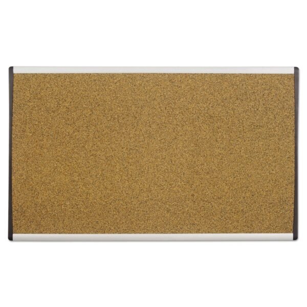 Quartet ARC Frame Cubicle Cork Board, 24 x 14, Tan Surface, Silver Aluminum Frame (ARCB2414)