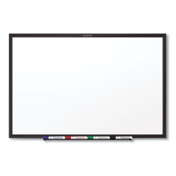 Quartet Classic Series Total Erase Dry Erase Boards, 60 x 36, White Surface, Black Aluminum Frame (S535B)