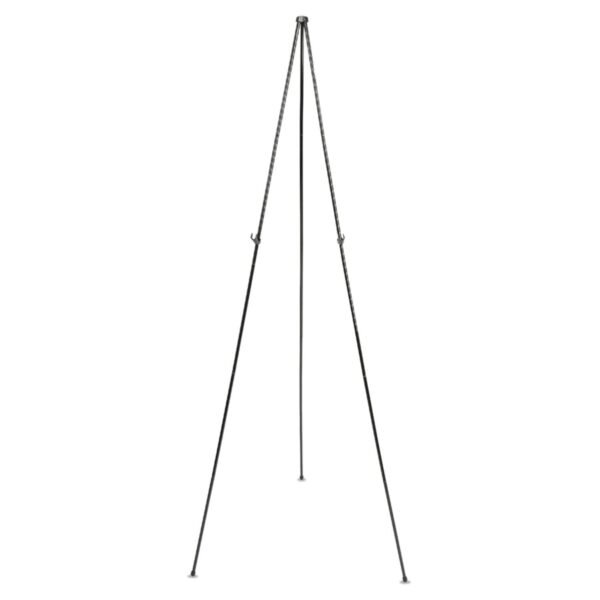 Quartet Full Size Instant Easel, 62.38" Maximum Height, Steel, Black (29E)