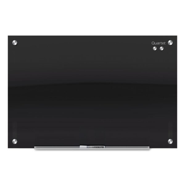 Quartet Infinity Glass Marker Board, 72 x 48, Black Surface (G7248B)