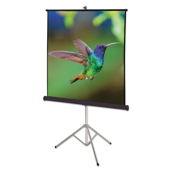 Quartet Portable Tripod Projection Screen, 70 x 70, White Matte Finish (570S)