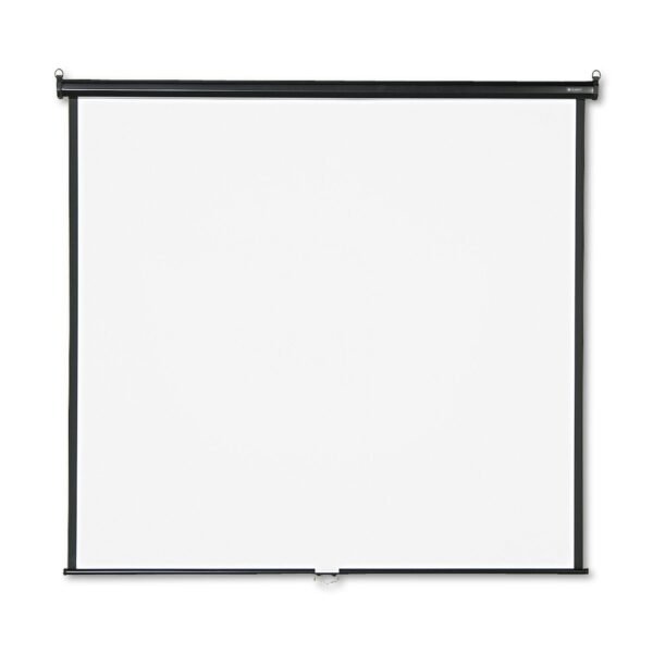 Quartet Wall or Ceiling Projection Screen, 70 x 70, White Matte Finish (670S)