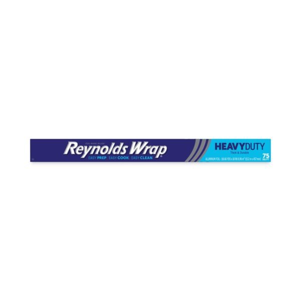 Reynolds Heavy Duty Aluminum Foil Roll, 18" x 75 ft, 20 Rolls/Carton (F28028CT)