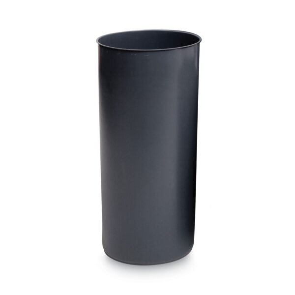 Rigid Liner with Rim, 25 gal, Plastic, Gray