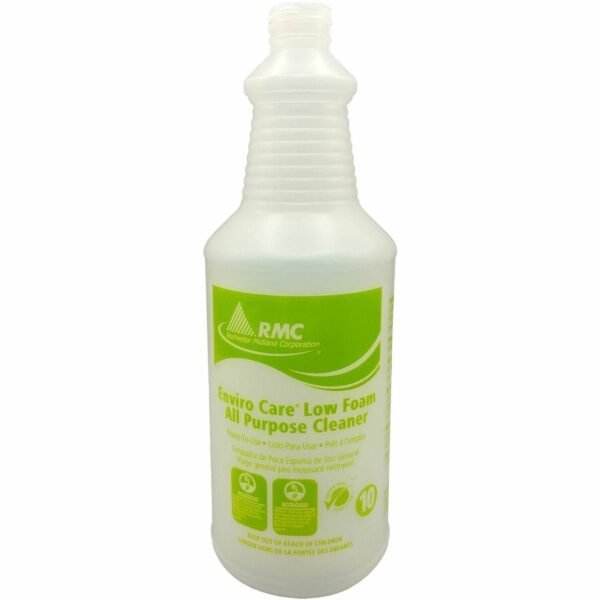 Rochester Midland RMC EnviroCareAll-Purp.CleanerBottle For Multipurpose - Foam, Spray - 32 oz (2 lb) - Recommended For: Soil Remover - Bio-based, pH Neutral - Yellow-Green...