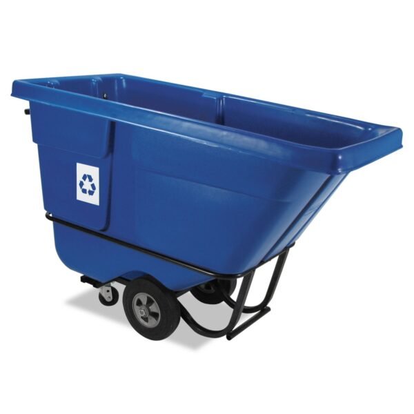 Rubbermaid 130573BLU Rotomolded Recycling Tilt Truck