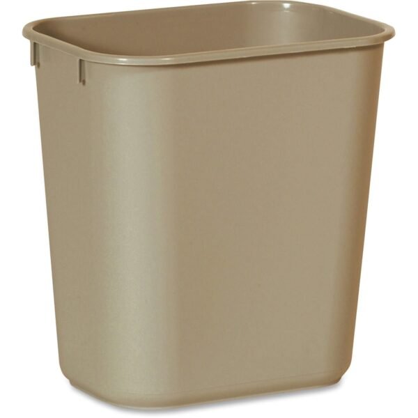 Rubbermaid Commercial 13 QT Standard Deskside Wastebaskets 3.25 gal Capacity - Rectangular - Dent Resistant, Rust Resistant, Easy to Clean, Durable - 12.1" Height x 8.3" Width x...