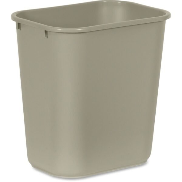 Rubbermaid Commercial 28 QT Medium Deskside Wastebaskets 7 gal Capacity - Rectangular - Dent Resistant, Durable, Rust Resistant, Easy to Clean - 15" Height x 10.5" Width x 14.5"...