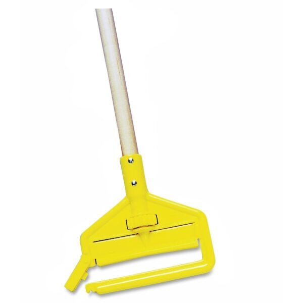 Rubbermaid Commercial 60" Invader Wet Mop Handle 60" Length - Yellow - Hardwood - 12 / Carton (H116000000CT)