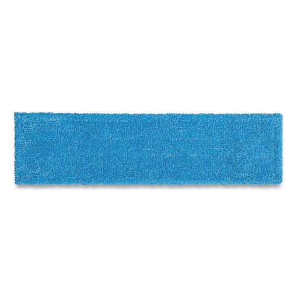 Rubbermaid Commercial Adaptable Flat Mop Pads, Microfiber, 19.5 x 5.5, Blue (2132427)