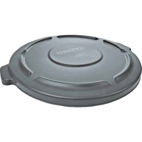 Rubbermaid Commercial Brute 20-gallon Container Lid Round - 19.9" Diameter - Plastic - Gray - 1 Each (261960GY)